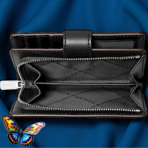 NWT Michael Kors Black Wallet with Vibrant Accents. - Picture 3 of 5